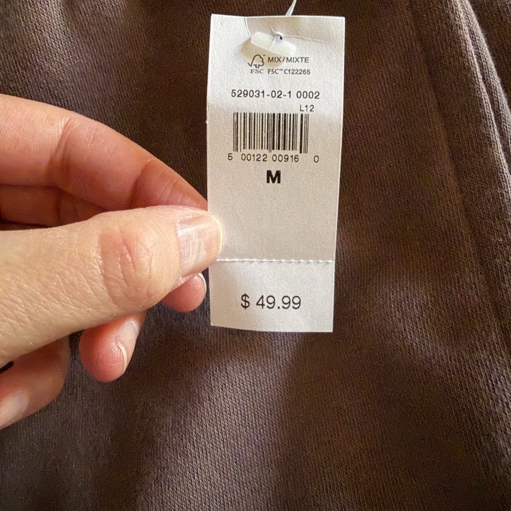 GAP Chocolate Brown Joggers women’s NWT - Picture 3 of 3